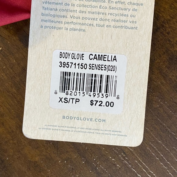 Body Glove SENSES Marlee High Waist Bikini Bottom - Cherry - Picture 7 of 8